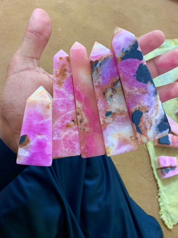 Pink Aragonite Towers