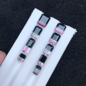 Bi-Colour Tourmaline Pairs