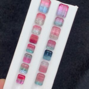 Bi-Colour Tourmaline Lot